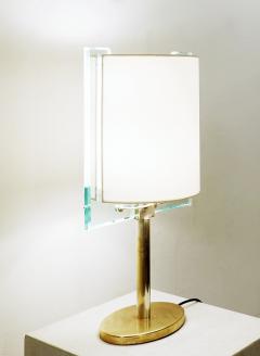 Fontana Arte Mid Century Brass and Glass Table Lamp by Nathalie Grenon for Fontana Arte - 2466633