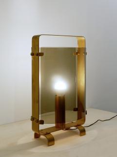 Fontana Arte Mid Century Table Lamp in Gilded Brass by Fontana Arte - 2538871