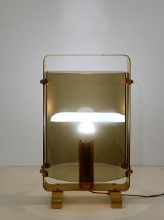 Fontana Arte Mid Century Table Lamp in Gilded Brass by Fontana Arte - 2538875