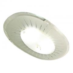 Fontana Arte Oval Fontana Arte Flush Mount Italy 1950 s - 1001387