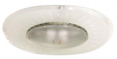 Fontana Arte Oval Fontana Arte Flush Mount Italy 1950 s - 1001389