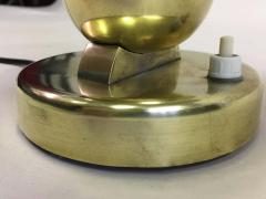 Fontana Arte Pair of Italian Mid Century Modern Neoclassical Brass Table Lamps Fontana Arte - 1746595