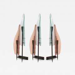Fontana Arte Three sconces attributed to Fontana Arte Italy 1960 - 773428