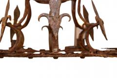 Forged Iron Two Tier Chandelier - 1447433