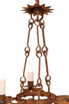 Forged Iron Two Tier Chandelier - 1447434