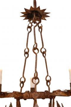 Forged Iron Two Tier Chandelier - 1447437