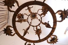 Forged Iron Two Tier Chandelier - 1447447