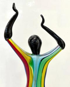 Formia Murano 1980s Italian Colorful Murano Glass Set 3 Ballet Dancers for Cosulich Interiors - 4283460