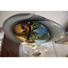 Formia Murano Formia 1980s Modern Italian Colored Murano Glass Woman Head Sculpture - 1016543