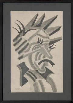Fortunato Depero Depero Fortunato Painting Title Lingegnere with Certification Archive - 3676238