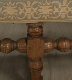 Fortuny Upholstered French Baroque Walnut Bench circa 1900 or earlier - 4117764