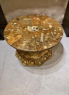 Fossil Ammonite Tony Duquette Inspired Coffee Table - 2672679