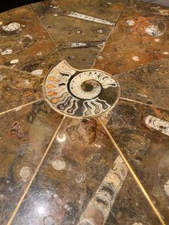 Fossil Ammonite Tony Duquette Inspired Coffee Table - 2672687