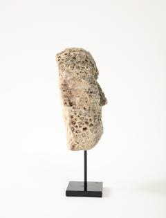 Fossilized Coral Animist Mask by the Atomi People of Timor - 3365311