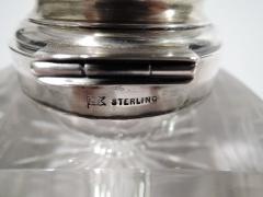 Foster Bailey Antique Edwardian Sterling Silver Enamel Inkwell by Foster Bailey - 3748997