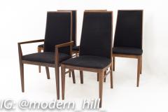 Foster McDavid Mid Century Walnut Dining Chairs Set of 5 - 1870204