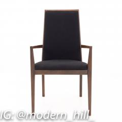 Foster McDavid Mid Century Walnut Dining Chairs Set of 5 - 1870205