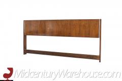 Founders Mid Century Chrome and Walnut King Headboard - 2569227