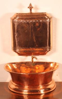 Fountain And Its Copper Basin 18th Century - 2474889