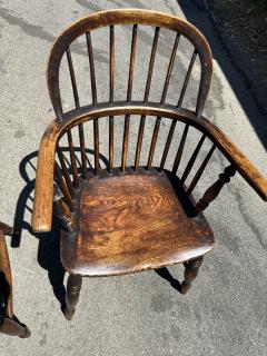 Four 4 19th Century English Windsor Chairs - 3800847