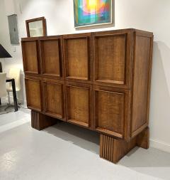 Four Door Tiger Oak Cabinet - 4465892