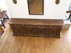 Four Door Tuscan Walnut Credenza - 577533