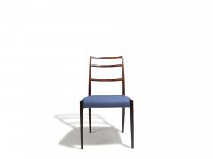 Four Elegant Danish High back Dining Chairs of Brazilian Rosewood - 4251969