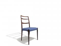Four Elegant Danish High back Dining Chairs of Brazilian Rosewood - 4251971