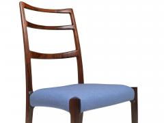 Four Elegant Danish High back Dining Chairs of Brazilian Rosewood - 4251972
