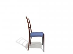 Four Elegant Danish High back Dining Chairs of Brazilian Rosewood - 4251975
