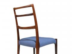 Four Elegant Danish High back Dining Chairs of Brazilian Rosewood - 4251976