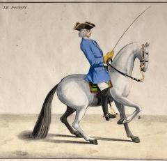 Four Engravings of Horse Riders L Aimable Le Joli Le Sanspareil Le Poupon - 2490970