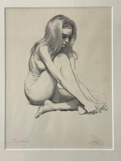 Four Framed Pencil Signed and Numbered Etchings Finely Framed and Matted - 2940952