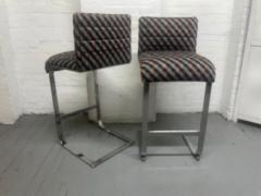 Four Mid Century Modern Chrome Barstools - 4457831