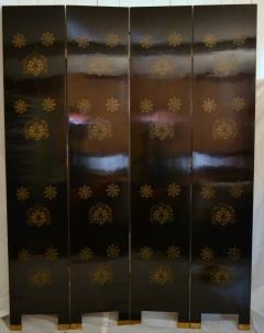 Four Panel Folding Screen Custom Studio Trompe Loeil 1960s - 572455