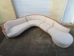 Four Piece Curved Serpentine Sectional Sofa Weiman - 1570713