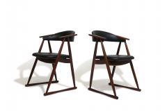 Four Unique Scandinavian Teak Dining Chairs - 3407093