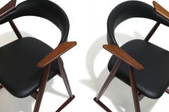 Four Unique Scandinavian Teak Dining Chairs - 3407096
