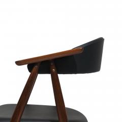 Four Unique Scandinavian Teak Dining Chairs - 3407099