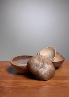 Four Wooden Folk Art Bowls from Sweden 19th Century - 945404