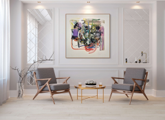 Fr d ric Prat Blanc Abstract painting 2023 - 3853531