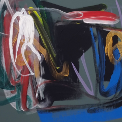 Fr d ric Prat Gris Abstract painting 2024 - 3853536