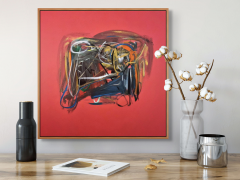 Fr d ric Prat Rose 2 Abstract painting 2024 - 3853537
