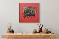 Fr d ric Prat Rose 2 Abstract painting 2024 - 3853547