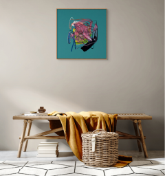 Fr d ric Prat Vert 1 Abstract painting 2023 - 3853526