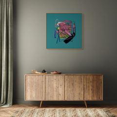 Fr d ric Prat Vert 1 Abstract painting 2023 - 3853545