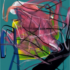 Fr d ric Prat Vert 1 Abstract painting 2023 - 3853546