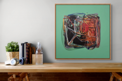 Fr d ric Prat Vert 2 Abstract painting 2024 - 3853533