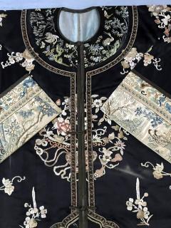 Frame Antique Chinese Embroidered Robe Qing Dynasty - 2208744