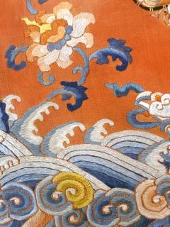 Frame Fine Embroidered Chinese Court Lady Casual Robe Qing Dynasty Provenance - 4310576